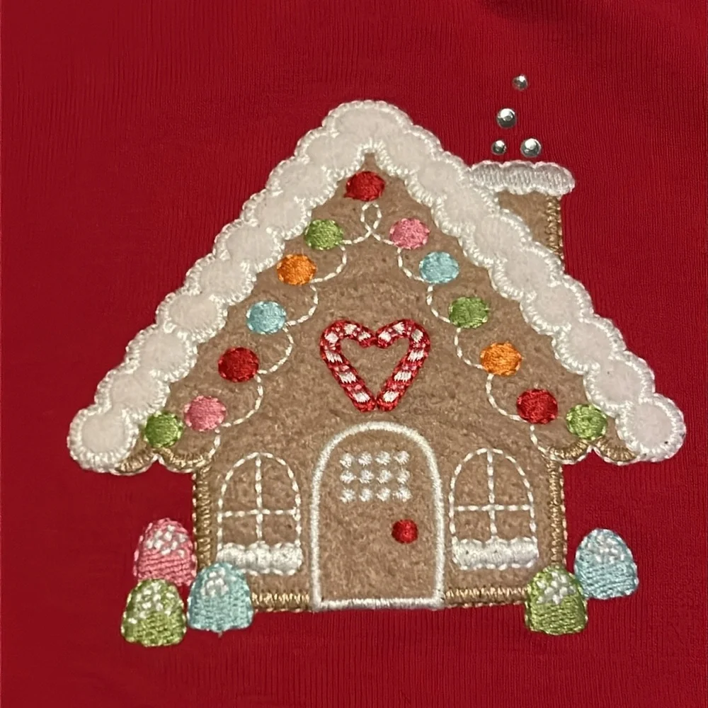 Red Kids Shirts with Festive Designs 5